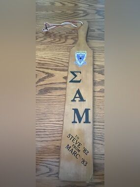MU PSI Chapter Paddle - Miami University